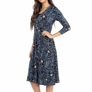 NWT | Leota Perfect Wrap Dress Classic Floral Dress